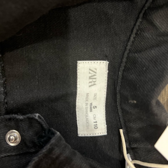 NWT Zara black denim dress - Picture 5 of 6